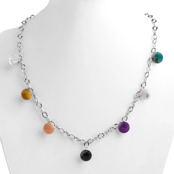 Özel Tasarım Gümüş Zincir Kolye:1734870799