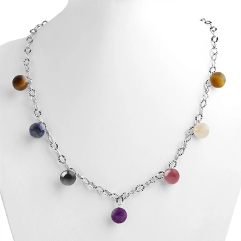 Özel Tasarım GÜMÜŞZİNCİR KOLYE:1737147269