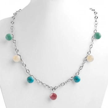 Özel Tasarım GÜMÜŞZİNCİR KOLYE:1739083869