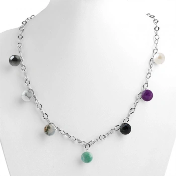 Özel Tasarım GÜMÜŞZİNCİR KOLYE:1739555219