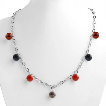 Özel Tasarım GÜMÜŞZİNCİR KOLYE:1740812348