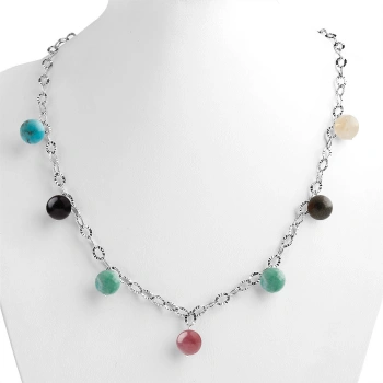 Özel Tasarım GÜMÜŞZİNCİR KOLYE:1742244149