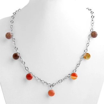 Özel Tasarım GÜMÜŞZİNCİR KOLYE:1742404133