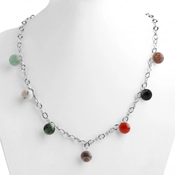 Özel Tasarım GÜMÜŞZİNCİR KOLYE:1742504152