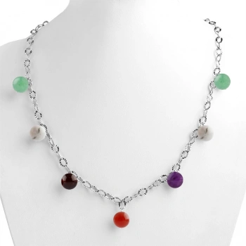 Özel Tasarım GÜMÜŞZİNCİR KOLYE:1742644772