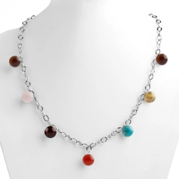 Özel Tasarım GÜMÜŞZİNCİR KOLYE:1743716525