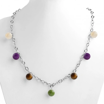 Özel Tasarım GÜMÜŞZİNCİR KOLYE:1744751535