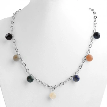 Özel Tasarım GÜMÜŞZİNCİR KOLYE:1744914049