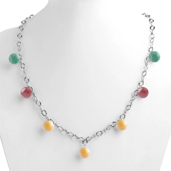 Özel Tasarım GÜMÜŞZİNCİR KOLYE:1745495323