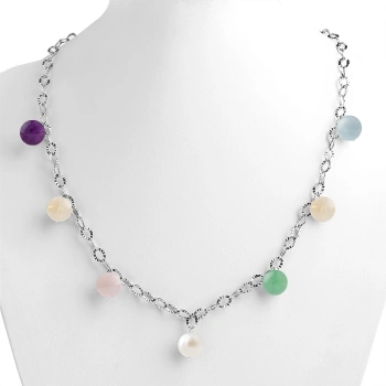 Özel Tasarım GÜMÜŞZİNCİR KOLYE:1746476926