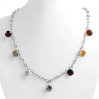 Özel Tasarım GÜMÜŞZİNCİR KOLYE:1746540413