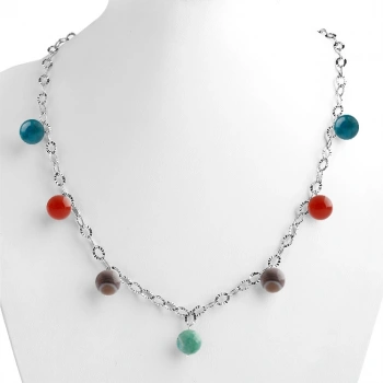 Özel Tasarım GÜMÜŞZİNCİR KOLYE:1746642667