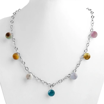 Özel Tasarım GÜMÜŞZİNCİR KOLYE:1747996172