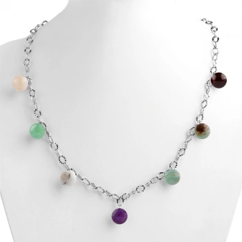 Özel Tasarım GÜMÜŞZİNCİR KOLYE:1750760515