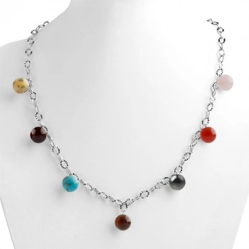 Özel Tasarım GÜMÜŞZİNCİR KOLYE:1751295759