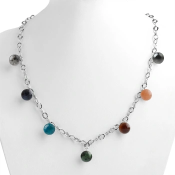 Özel Tasarım GÜMÜŞZİNCİR KOLYE:1751400180