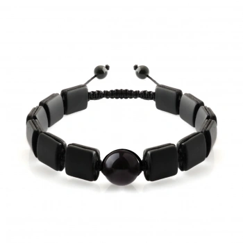 Özel Tasarım Kare Kesim Obsidyen:1734311790