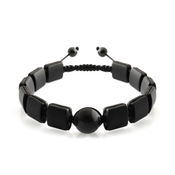 Özel Tasarım Kare Kesim Obsidyen:1734894992