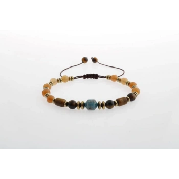 Patara Kaplangözü Aventurin Apatit Doğal Taş Bileklik