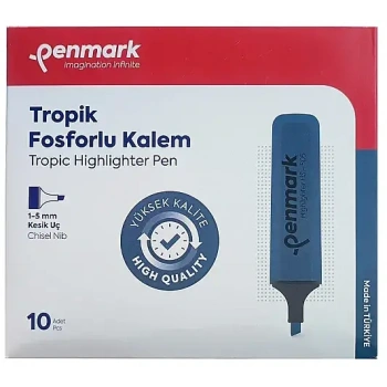 Penmark Tropik Fosforlu Kalem Uzay Mavi