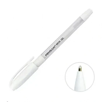 Pensan Neon Jel Kalem 1 mm Beyaz