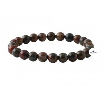 Pitersit 6mm Doğal Taş Bileklik