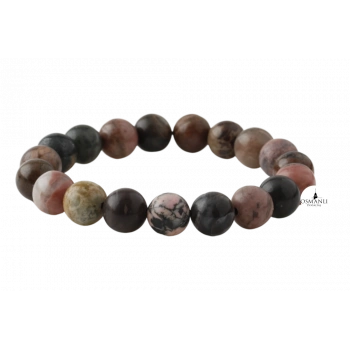 Rodonit 10mm Doğal Taş Bileklik