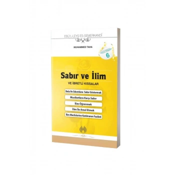 Sabır Ve İlim Cep Boy