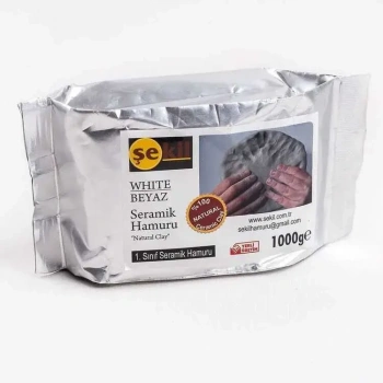 Şekil Kil Hamuru Beyaz 1 Kg
