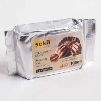 Şekil Kil Hamuru Kahverengi 1 Kg