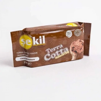 Şekil Kil Hamuru Kahverengi 250 Gr