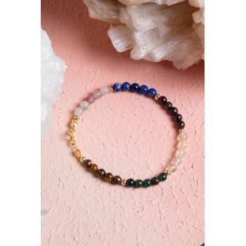 Sertifikalı Aslan Burcu Doğal Taş Bileklik