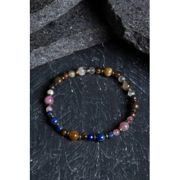 Sertifikalı Aslan Burcu Doğal Taş Bileklik (SK:261)