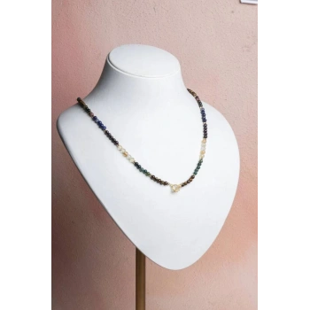 Sertifikalı Aslan Burcu Doğal Taş Kolye