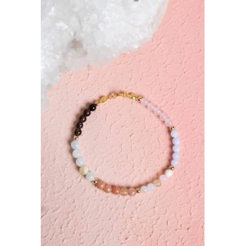 Sertifikalı Başak Burcu Doğal Taş Bileklik