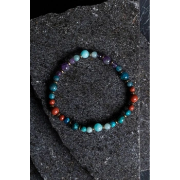 Sertifikalı Başak Burcu Doğal Taş Bileklik (SK:253)