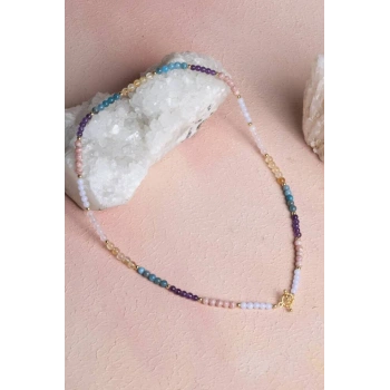 Sertifikalı Boğa Burcu Doğal Taş Kolye