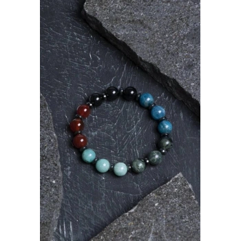 Sertifikalı Burç Doğal Taş Bileklik-Başak Burcu