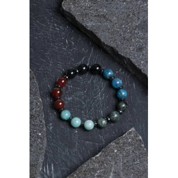 Sertifikalı Burç Doğal Taş Bileklik-Başak Burcu