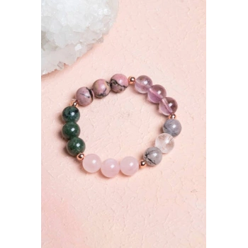 Sertifikalı Burç Doğal Taş Bileklik - Boğa Burcu