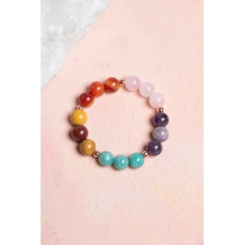 Sertifikalı  Doğal Taş Bileklik -Başak Burcu