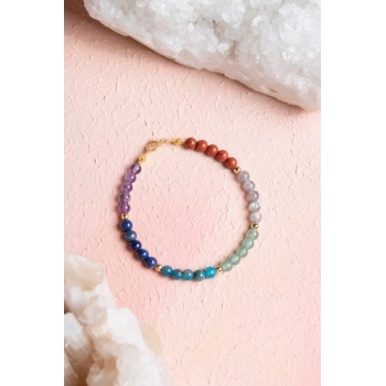 Sertifikalı Doğal Taş Bileklik-Yay Burcu