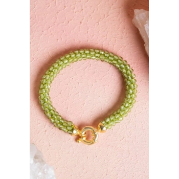 Sertifikalı El İşçiliği Örme Zebercet Gümüş Kapama Bileklik (SK:099)