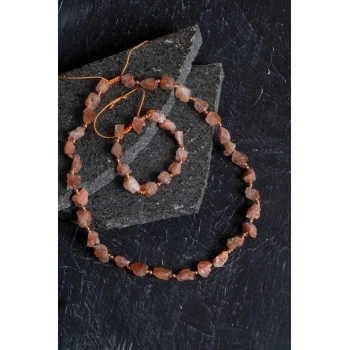 Sertifikalı Ham Güneş Taşı Doğaltaş Takım