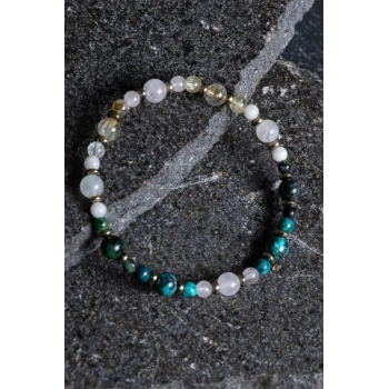 Sertifikalı İkizler Burcu Doğal Taş Bileklik (SK:259)