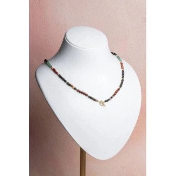 Sertifikalı Oğlak Burcu Doğal Taş Kolye