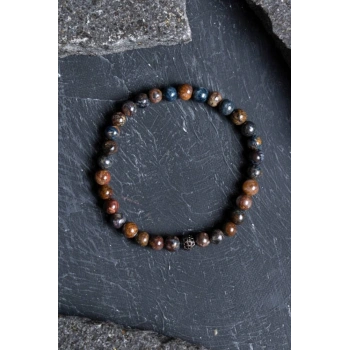 Sertifikalı Pitersit Doğal Taş Bileklik 6 mm (SK:202)