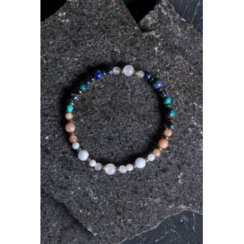 Sertifikalı Terazi Burcu Doğal Taş Bileklik (SK:257)