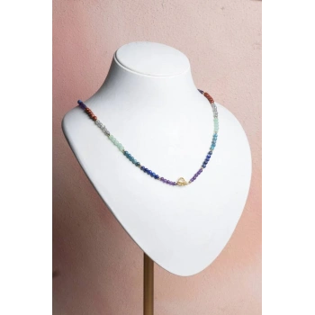 Sertifikalı Yay Burcu Doğal Taş Kolye