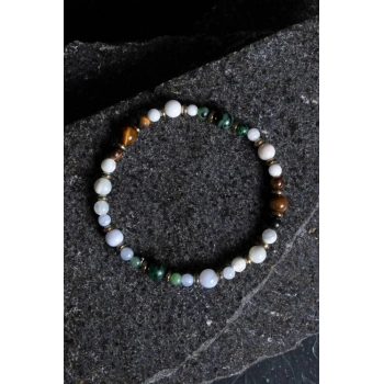 Sertifikalı Yengeç Burcu Doğal Taş Bileklik (SK:263)